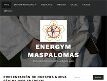 Tablet Screenshot of karatemaspalomas.com